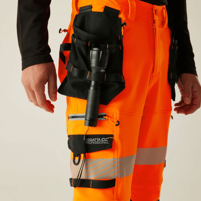 Regatta Hi-Vis Infiltrate Stretch Holster Trouser TRJ603