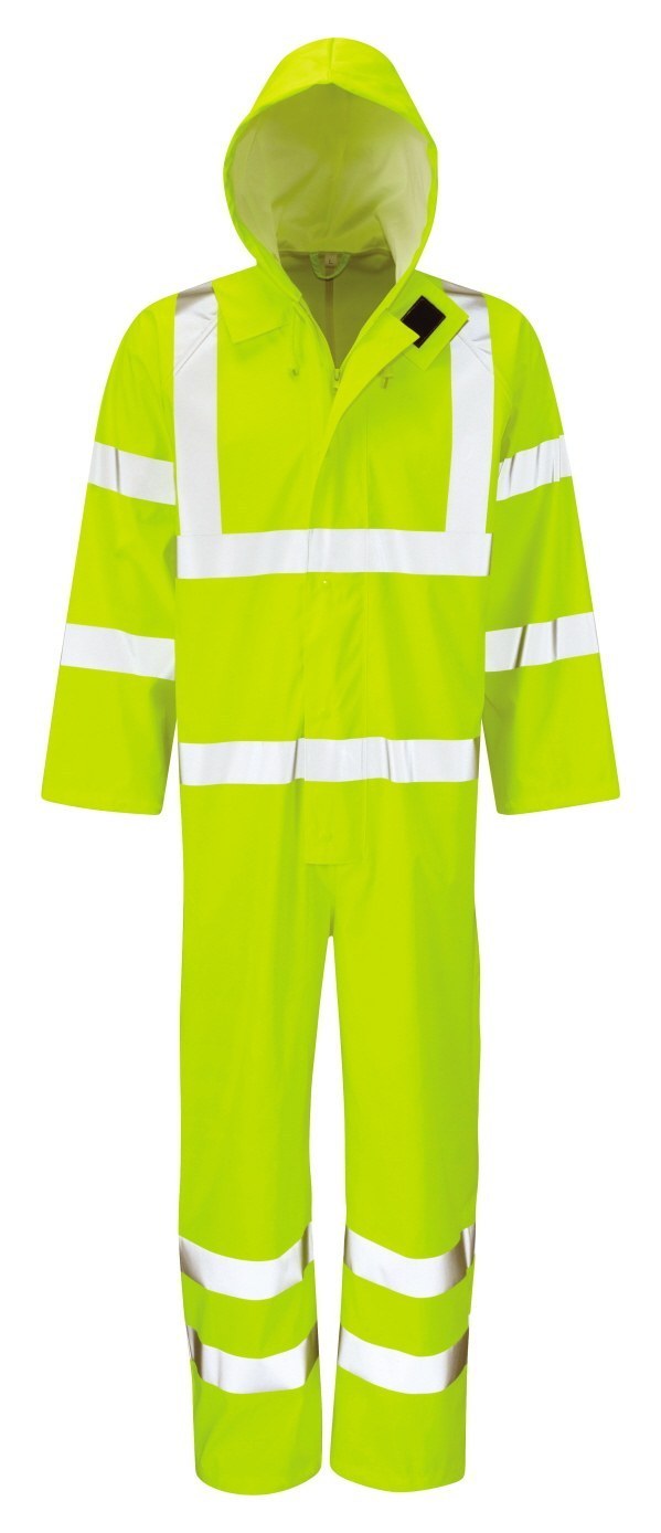 Hi Vis Waterproof Coverall Hydra Flex