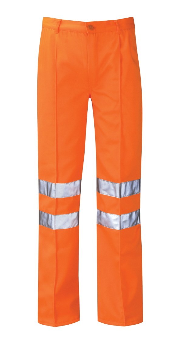 Orange railway sale trousers