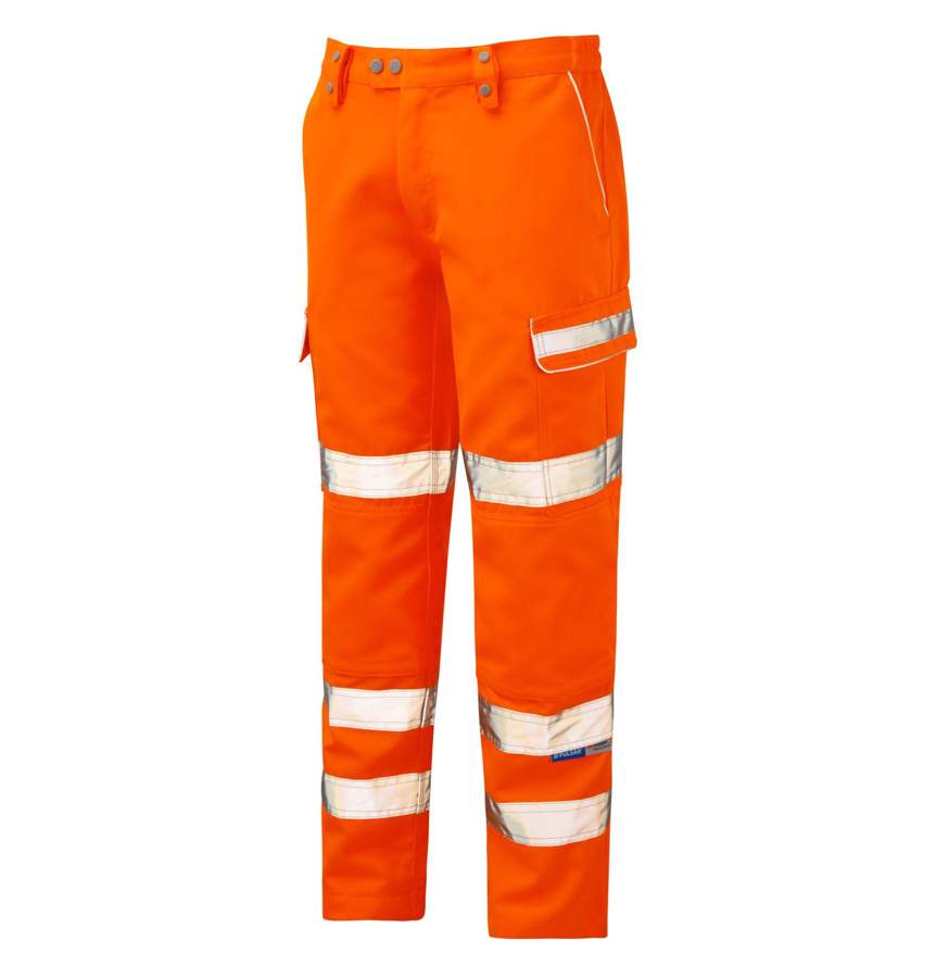 orange hi vis cotton trousers