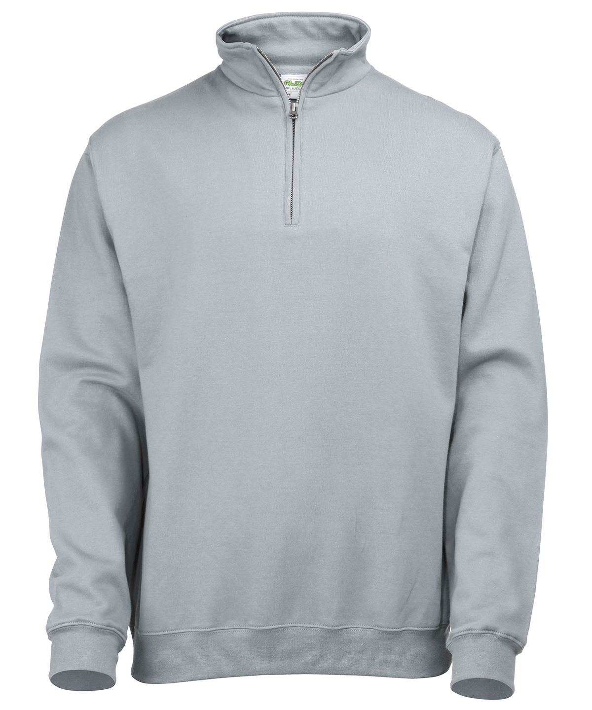 シシクイBRUSHED / HEATHER GRAY 1/4 Quarter Zip Sweatshirt AWDIS JH046