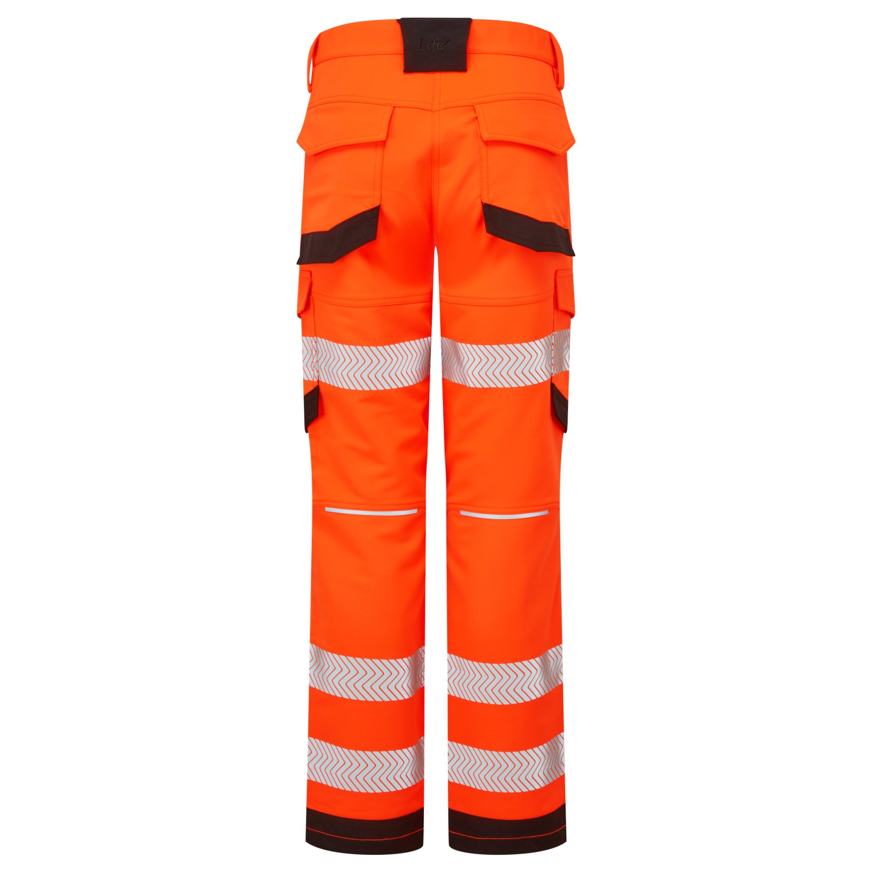 PULSAR Life Ladies Hi Vis Stretch Combat Trousers Orange LFE972