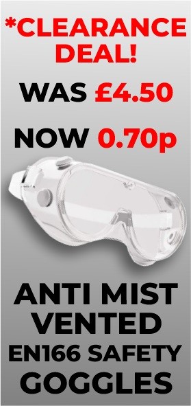 Safety googles on sale only 70p