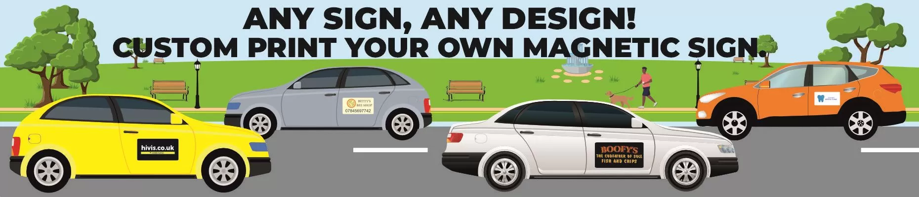 Design your very own magnetic sign!