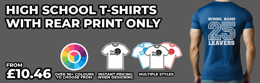 Printed High School Leavers T-Shirts