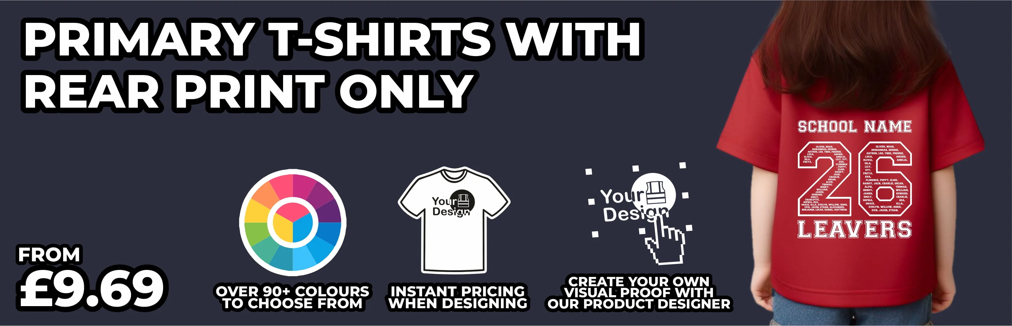 Printed Primary School Leavers T-Shirts