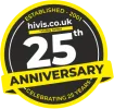 Hivis.co.uk 25th Anniversary