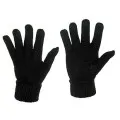 Knitted Full Finger Gloves Black ACGBL01