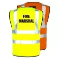 Fire Marshal hi vis vest Fire Marshal hi vis vest