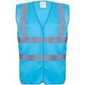 Sapphire Blue hi vis vest HVW100 yoko