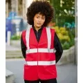 Red HI VIs Vest Regatta TRS198