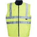 Yellow Hi Vis Reversible Bodywarmer Blackrock 80005