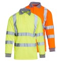 Hi Vis Polo Shirt Long Sleeves