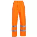 Hi Vis Orange Waterproof Overtrousers Hi Vis Orange Waterproof Overtrousers