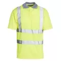 Custom Printed Yellow Hi Vis Polo Shirt Custom Printed Yellow Hi Vis Polo Shirt
