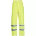 Hi Vis Waterproof Overtrousers Yellow Hi Vis Waterproof Overtrousers Yellow