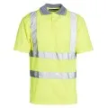 Custom Printed Yellow Hi Vis Polo Shirt