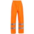 Hi Vis Orange Waterproof Overtrousers