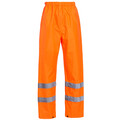 Hi Vis Orange Waterproof Overtrousers