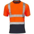 Orange and Blue Hi Vis Tee shirt