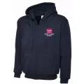Health Studies Student Navy Zipped Hoodie Riverside College