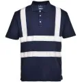 Navy Blue Hi Vis polo shirt Portwest F477