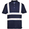 Navy Blue Hi Vis polo shirt Portwest F477