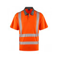 Leo EcoViz COOLMAX Orange Hi Vis Poloshirt P12