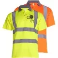 Personalised Hi Vis Polo Shirt Uneek UC808