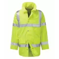 Yellow Hi Vis Coat Padded Waterproof Yellow Hi Vis Coat Padded Waterproof