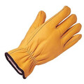 Leather fleece lined drivers glove