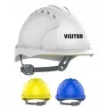 Visitor Printed Safety Helmet