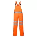 Orange Hi Vis Bib & Brace Railway spec