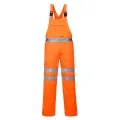 Orange Hi Vis Bib & Brace Railway spec