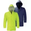 Yellow or Navy Unpadded Waterproof Coat