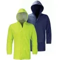 Yellow or Navy Unpadded Waterproof Coat