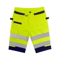 Two Tone Yellow Hi Vis Work Shorts PCSTHV