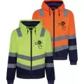 Regatta Hi Vis Two Tone Zip Hoodie TRF625 Product Image