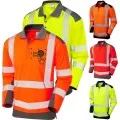 Personalised Hi Vis Two Tone Longsleeve Poloshirt P15