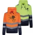 Regatta Hi Vis Two Tone Pullover Hoodie TRF663