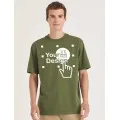Custom Printed Short Sleeve T Shirt Awdis AT002 180GSM