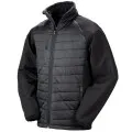 Padded Softshell Jacket Result R237X Black/Black
