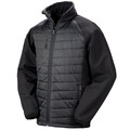 Padded Softshell Jacket Result R237X Black/Black