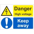 Danger high voltage keep away sign 26235hv Danger high voltage keep away sign 26235hv