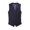 1074 Busso Mens Waistcoat Navy Front