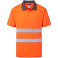 ES77 Essential Hi-Vis Polo Orange Front
