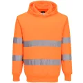 ES304 Essential Hi-Vis Hoodie Orange Front