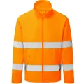 ES428 Hi-Vis Softshell Jacket Orange Front