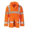 Custom Hi Vis Padded Coat Orange Custom Hi Vis Padded Coat Orange