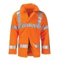 Custom Hi Vis Padded Coat Orange